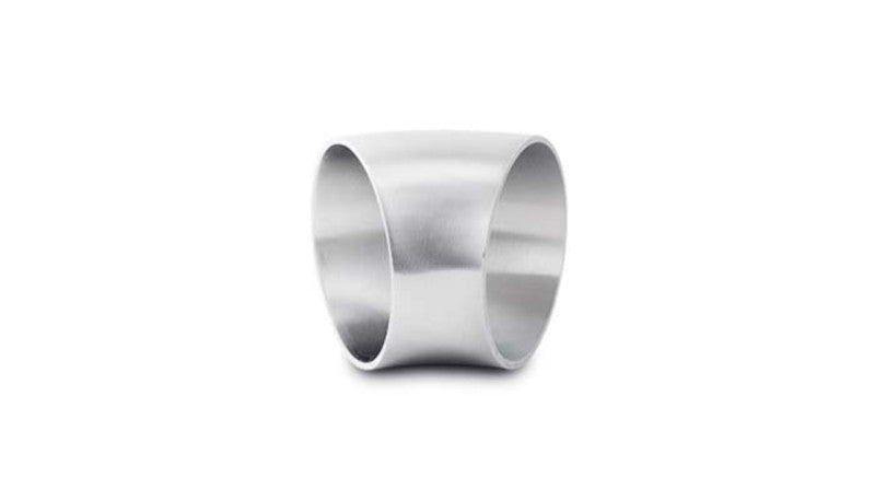 Vibrant 1.88in OD 45Deg Legless Elbow 304SS Brushed