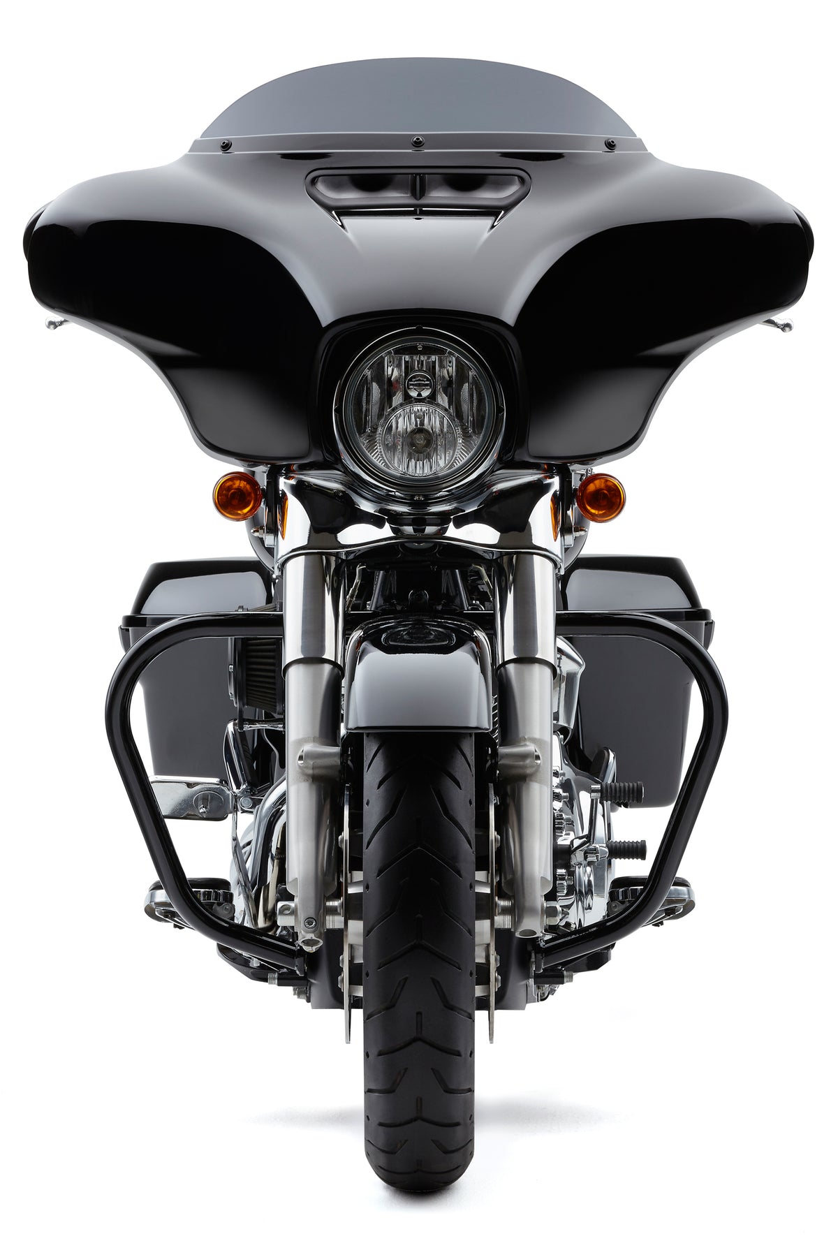 Freeway Bars Vbend 1.25&quot; Black Flh/Flt 09 22