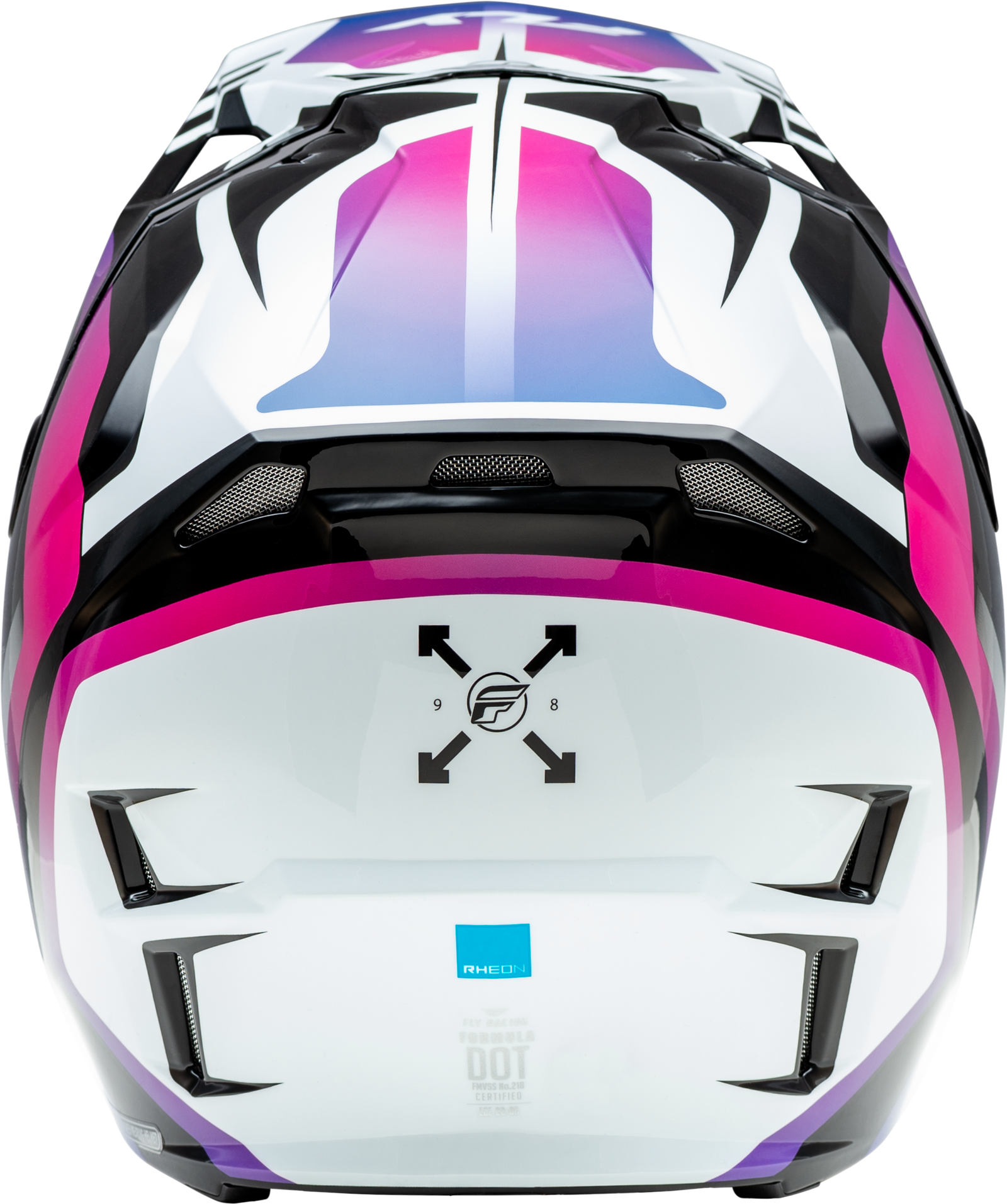 Formula Cp Krypton Helmet White/Black/Purple Md