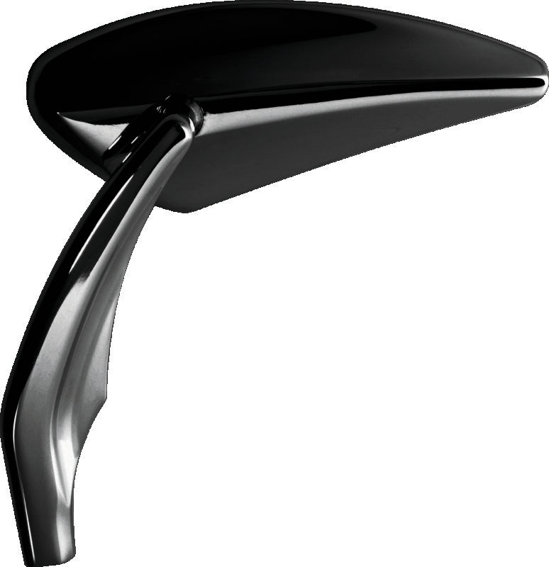 Performance Machine  Mirror Assy Left Torque - Black Ano