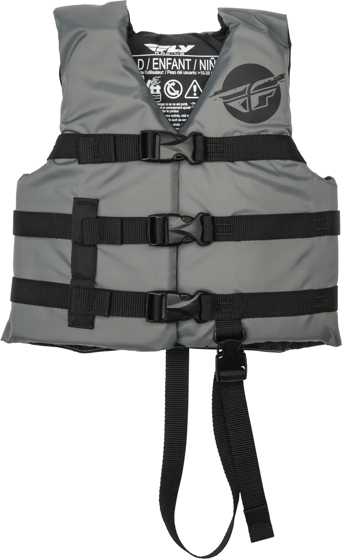 Child Flotation Vest Grey/Black