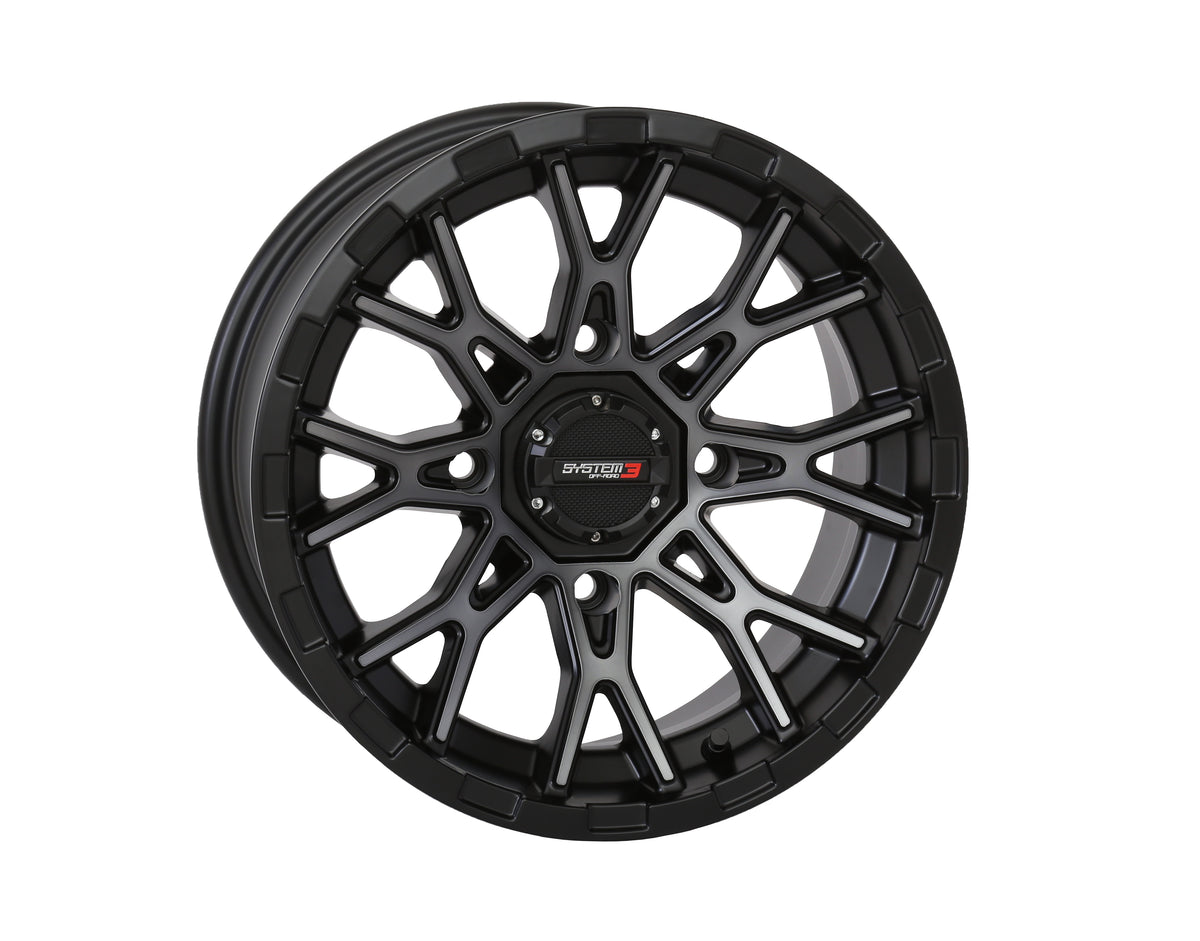 St6 Wheel 12x7 2+5 ( 47mm) 4/110 Matte Dark Tint