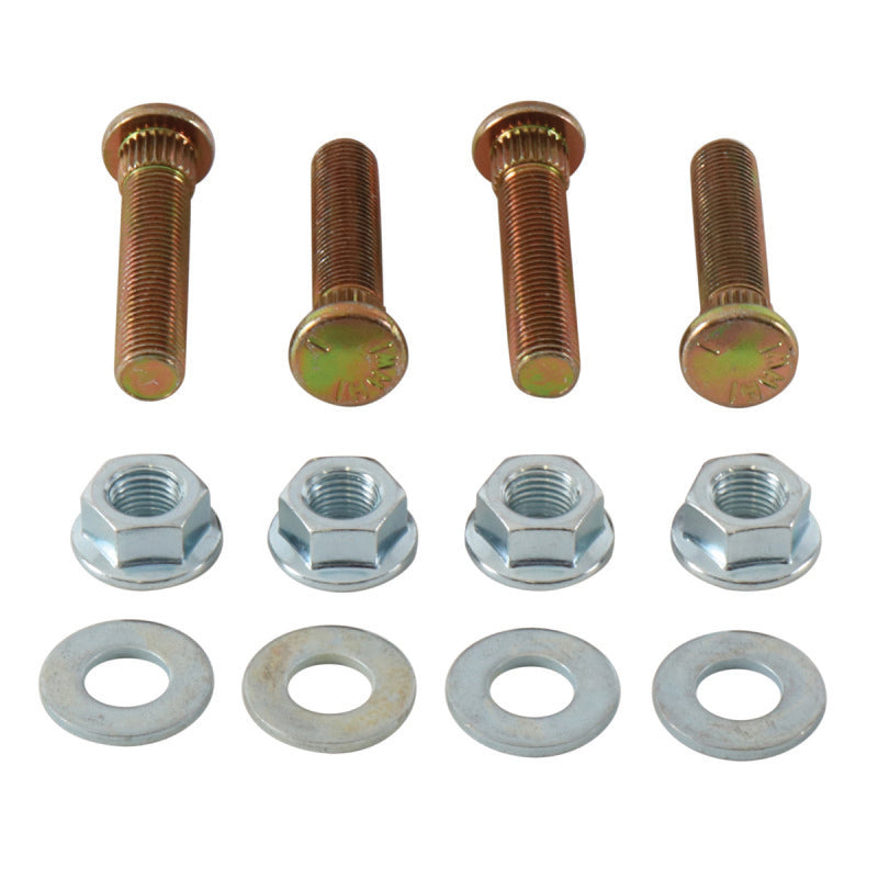 QuadBoss 09-10 Polaris Ranger 500 EFI (02) Front Wheel Stud &amp; Nut Kit
