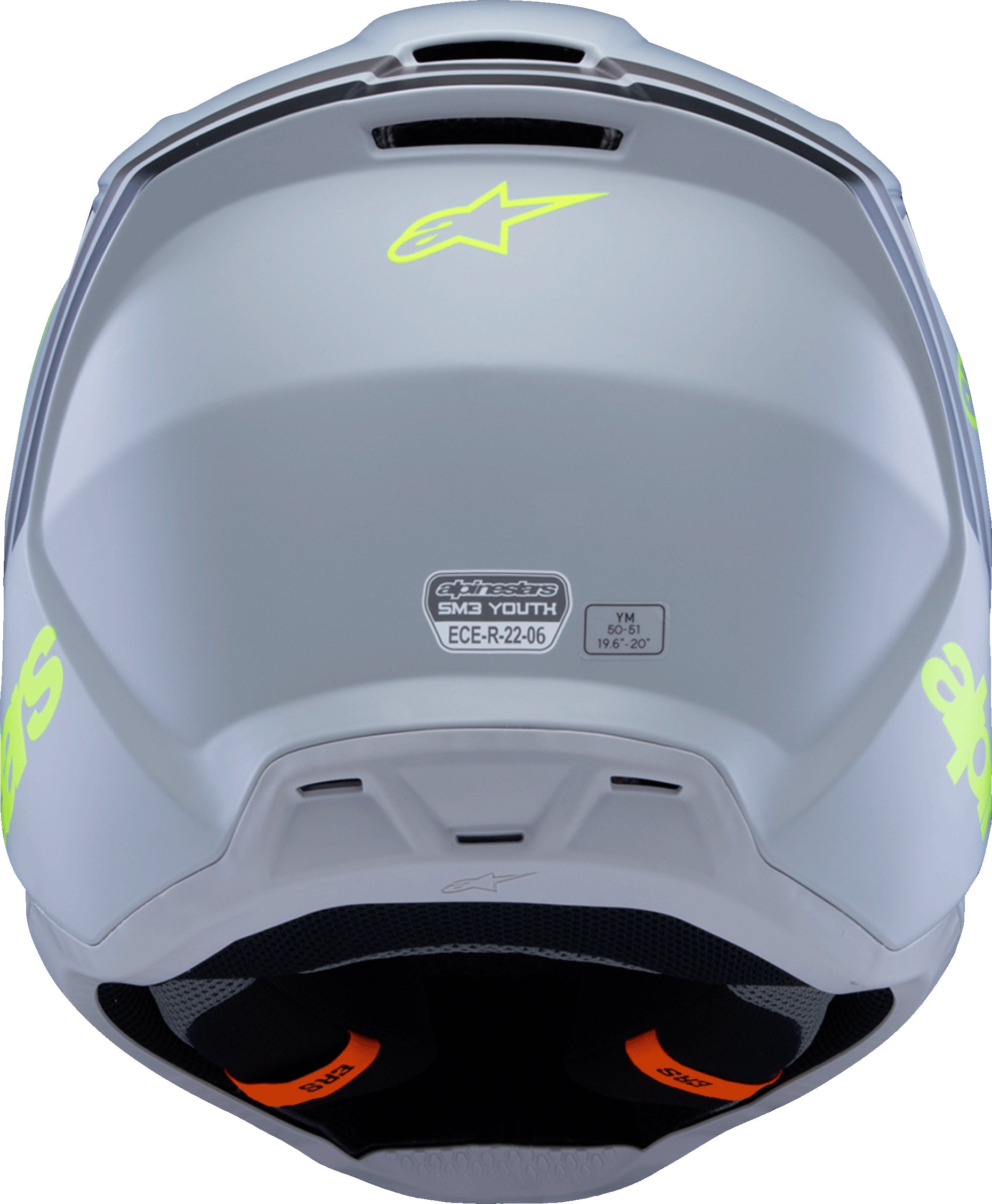 Sm3 Youth Radium Helmet Gry/Blk/Ylw Fluo Matte Yl