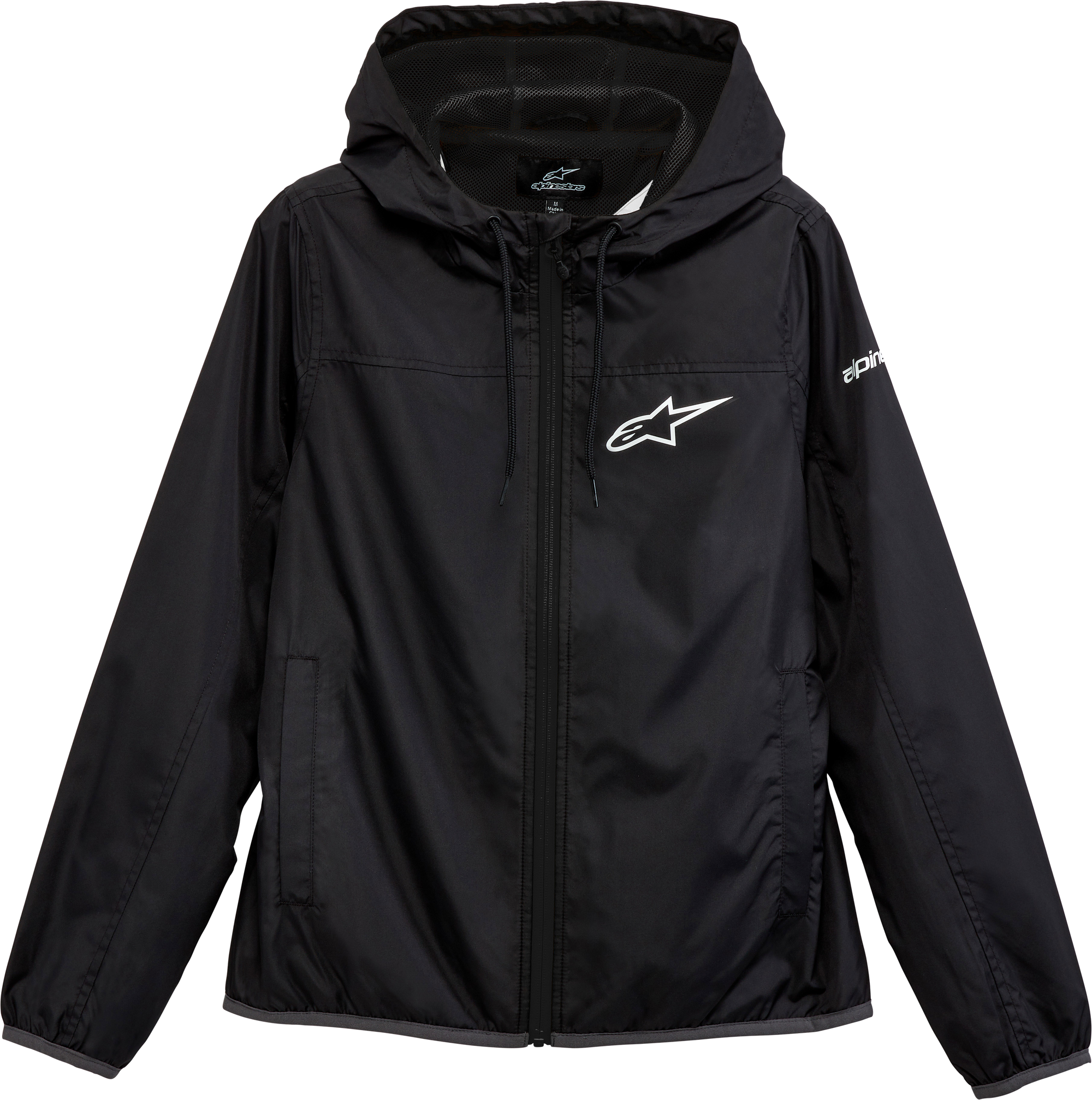 Womens Treq Windbreaker Black Md