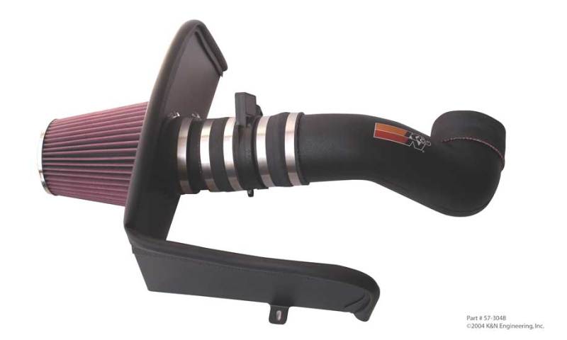 K&amp;N 03-04 Chevrolet Trailblazer V8-5.3L / 03-04 GMC Envoy V8-5.3L Performance Intake Kit