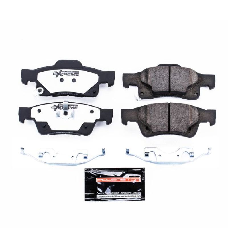 Power Stop 11-19 Dodge Durango Rear Z36 Truck &amp; Tow Brake Pads w/Hardware