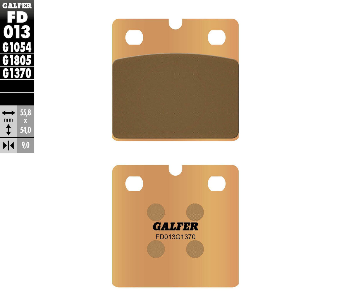 Brake Pads Sintered Fd013g1370