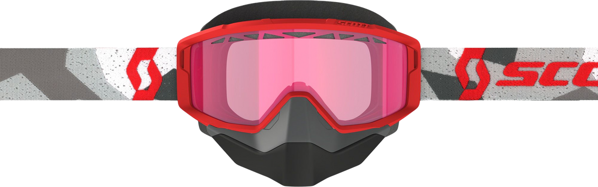 Primal Snow Cross Goggle Camo White/Red Rose Tint