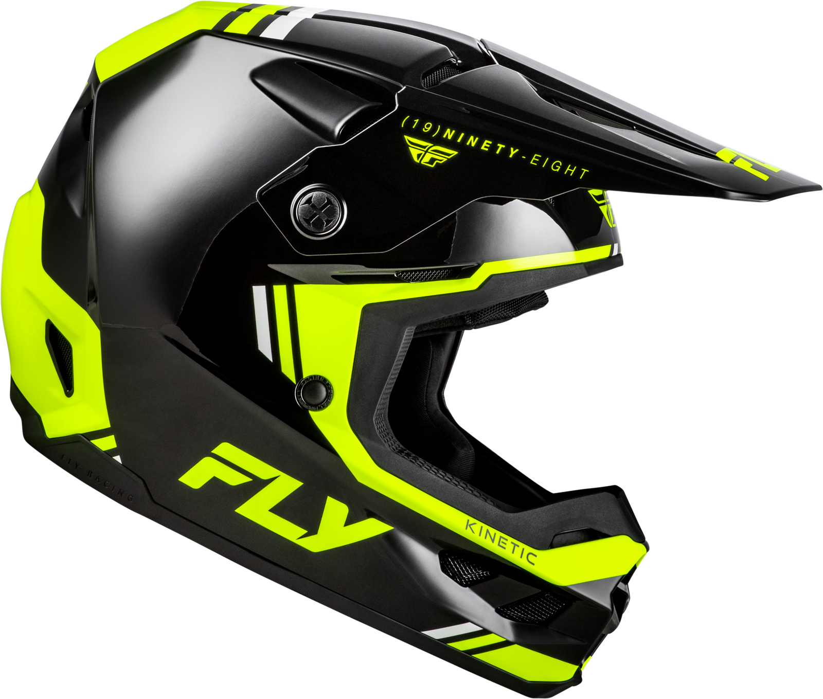 Kinetic Verdict Helmet Black/Hi Vis/Grey Lg