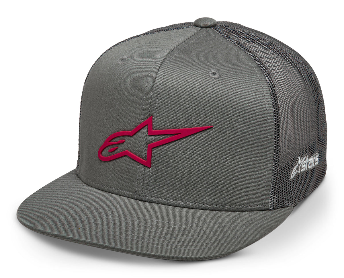 3d Ageless Trucker Hat Grey/Red