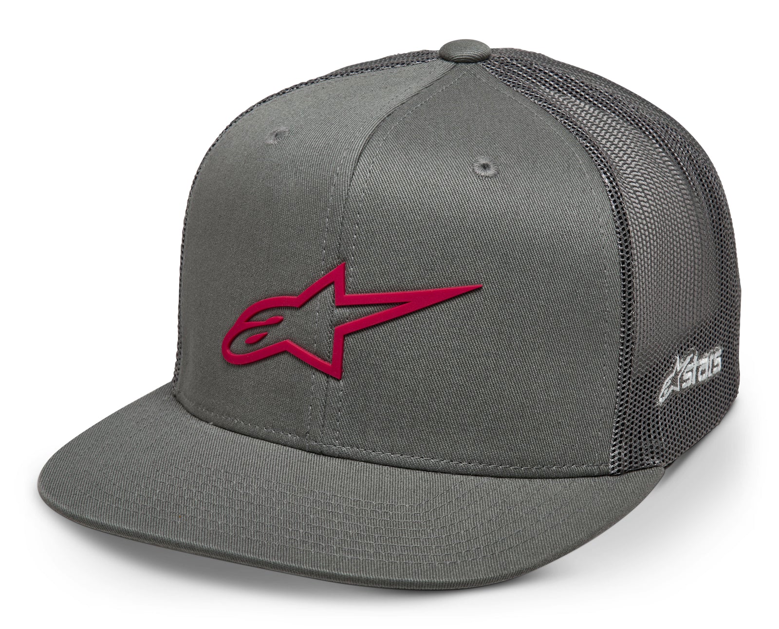 3d Ageless Trucker Hat Grey/Red