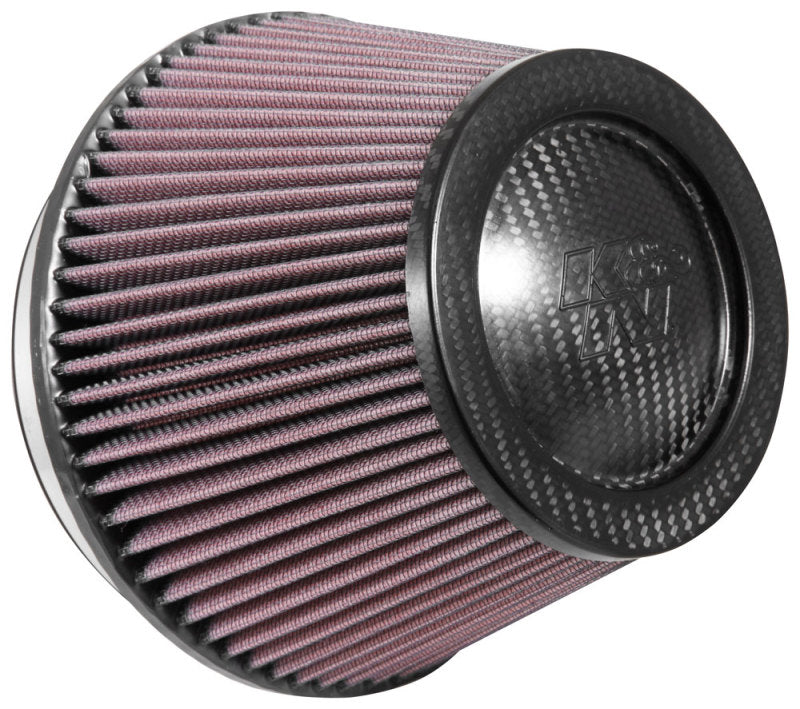 K&amp;N Universal Carbon Fiber Filter 6in Flange / 7-1/2in OD-B / 5-1/8in OD-T / 5in H