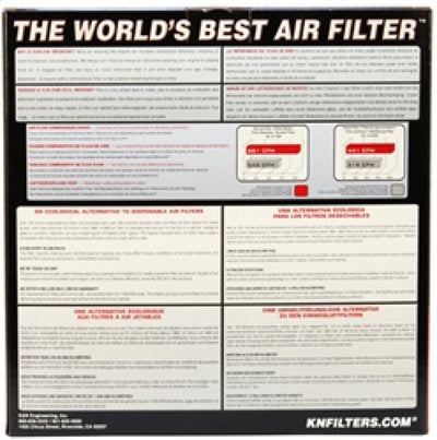 K&N Custom Air Filter - Oval - 11.5in O/S L x 8.125in O/S W x 2in H