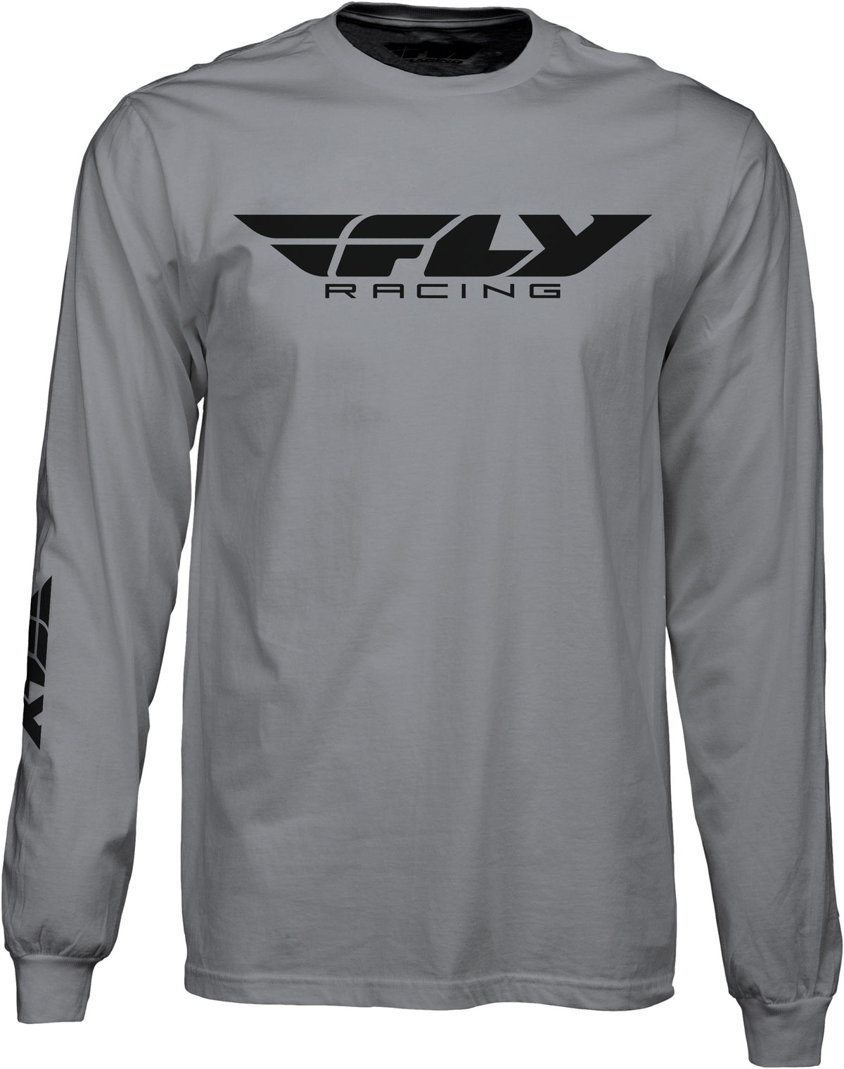 Fly Corporate L/S Tee Grey Sm
