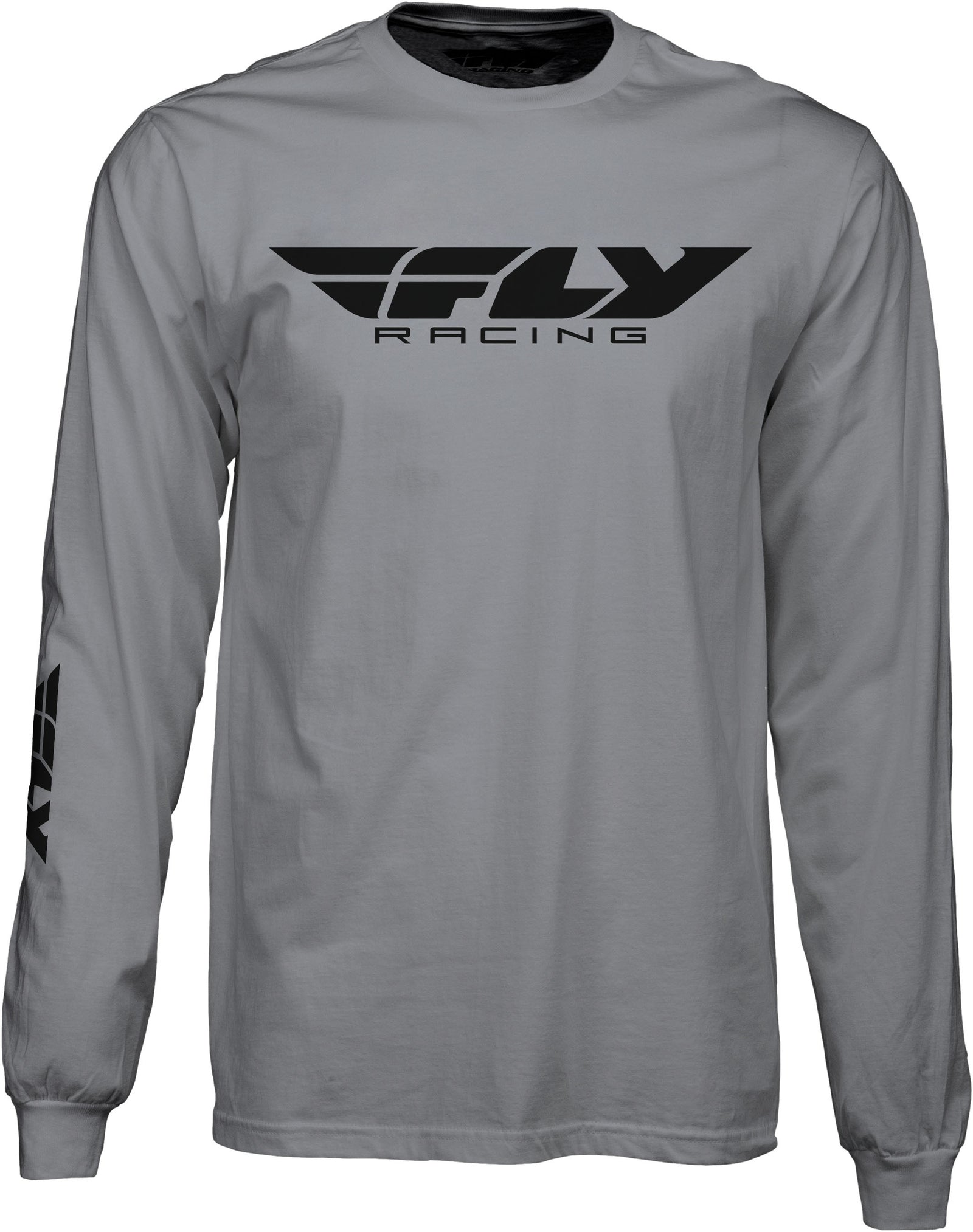 Fly Corporate L/S Tee Grey Sm