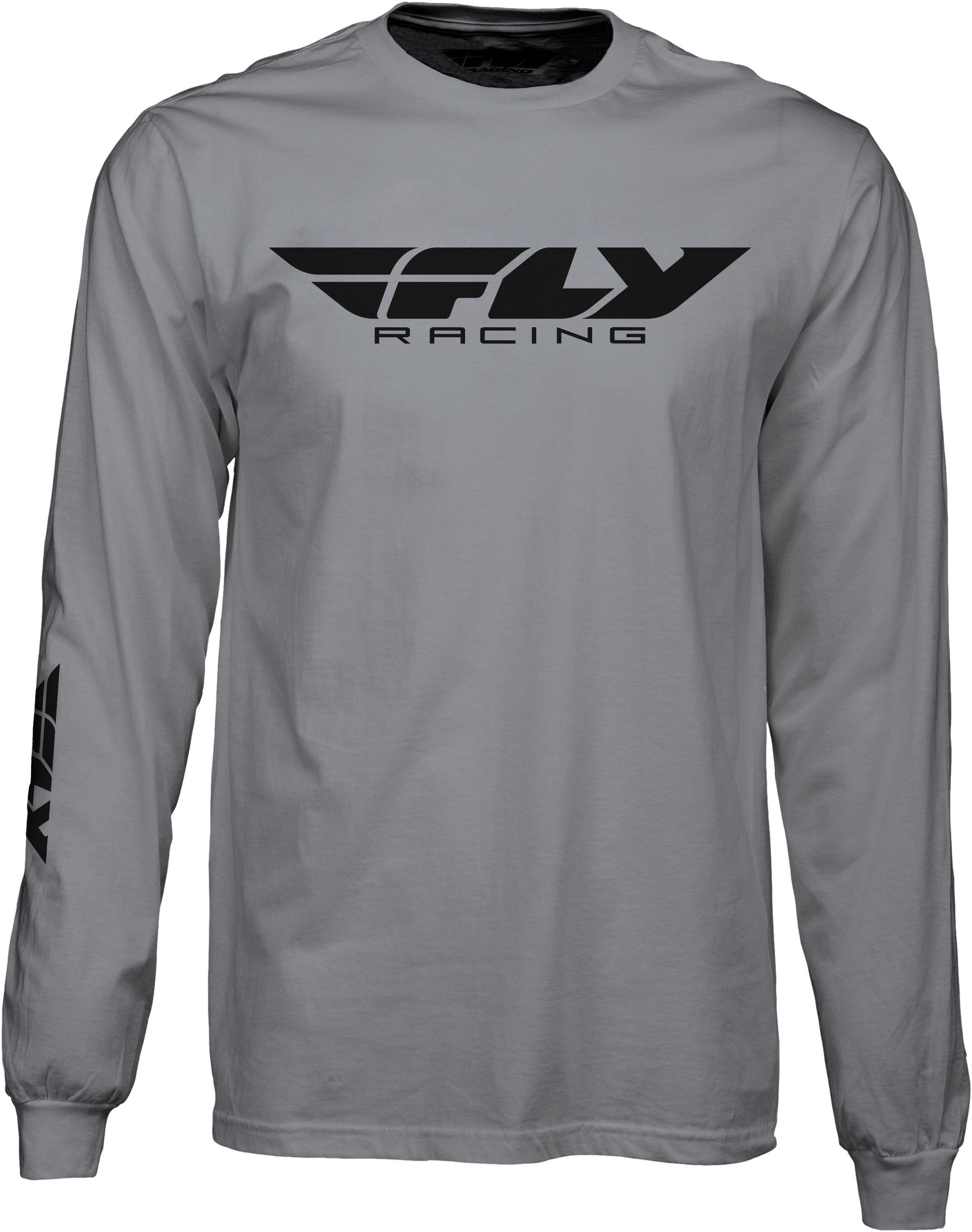 Fly Corporate L/S Tee Grey Sm