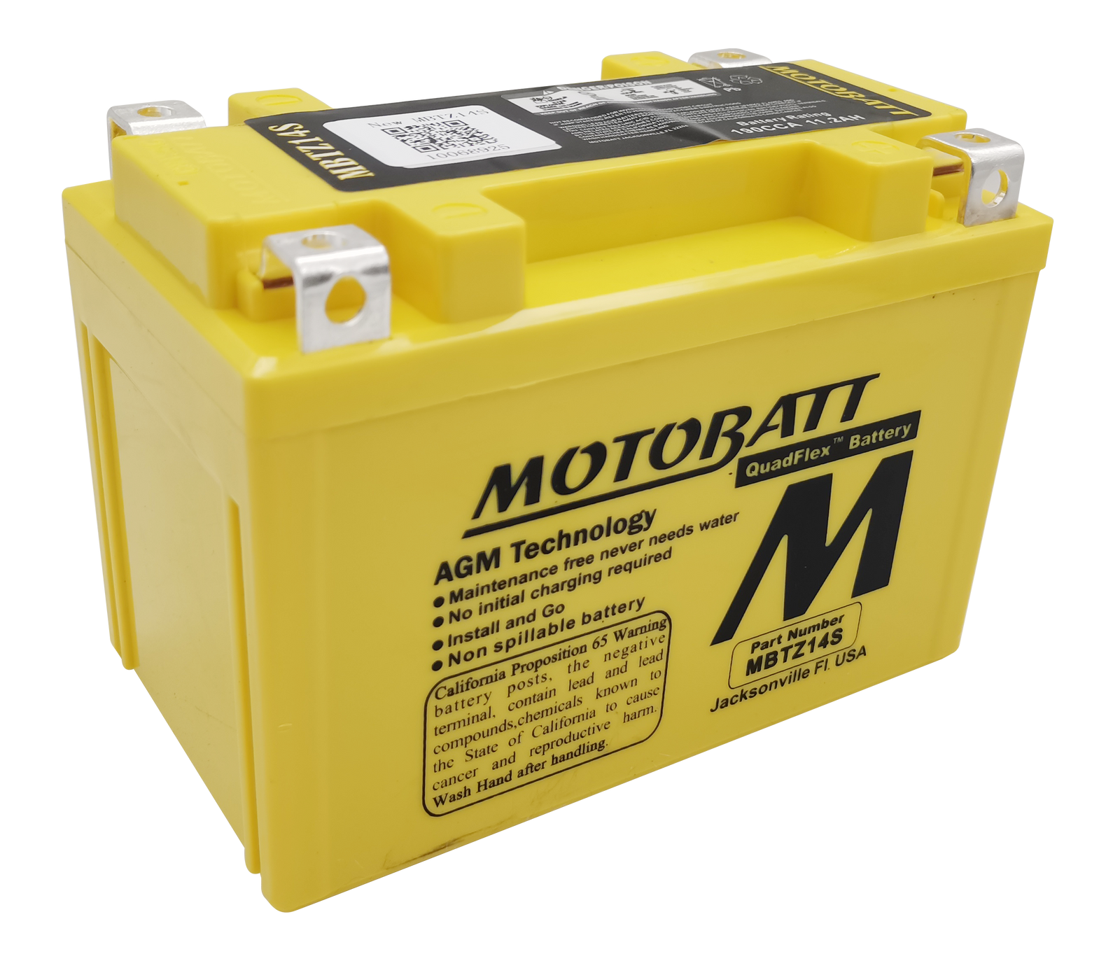 Battery Mbtz14s Sealed Factory Activated