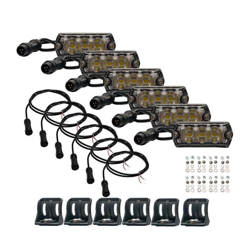 Nacho Lighting Nano Chase Light - White (6 Pack)