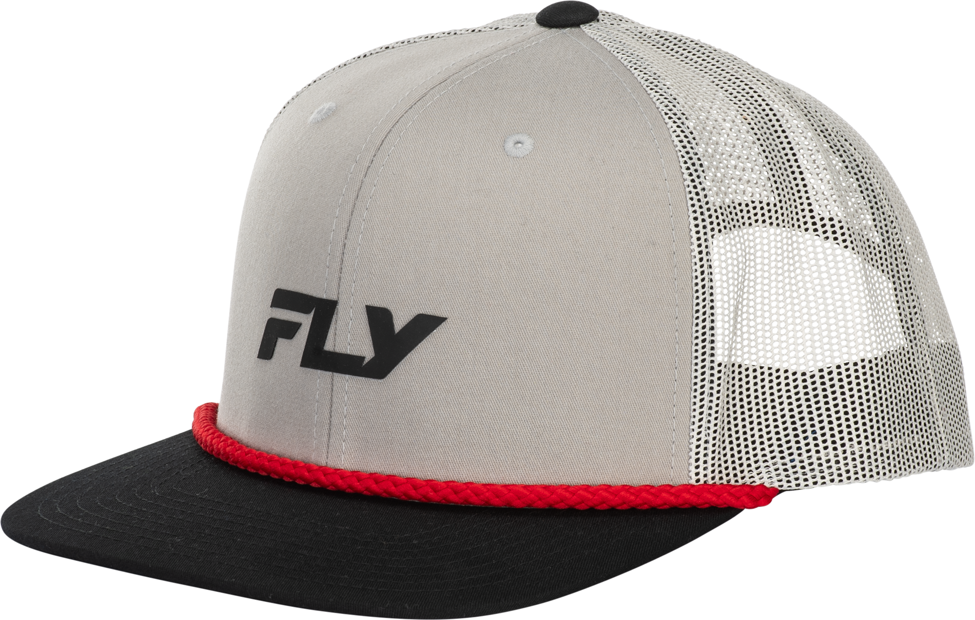 Fly Trucker Hat Grey