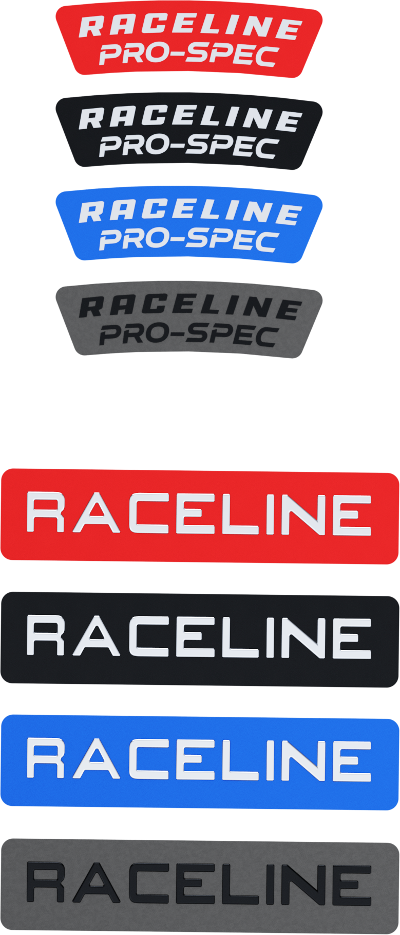 Raceline Decal Package Blue/Red/Blk/Gunmetal
