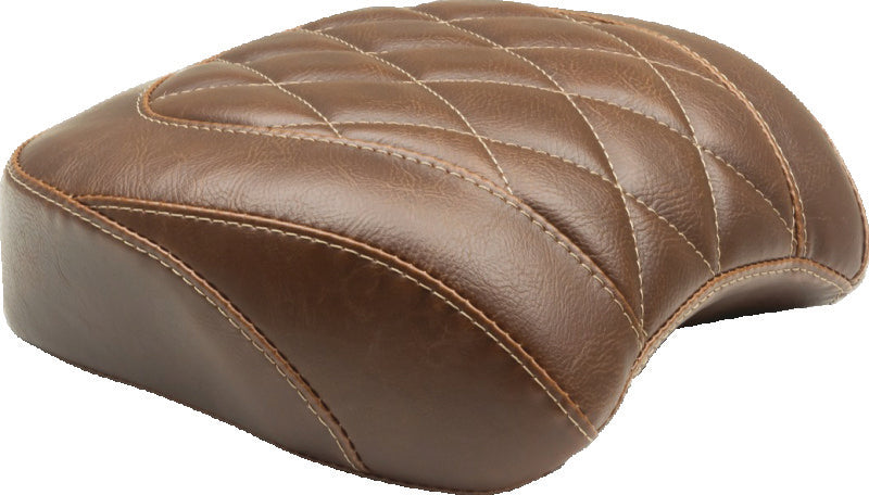 Mustang 18-21 Harley Fat Bob Wide Tripper Passenger Seat - Brown