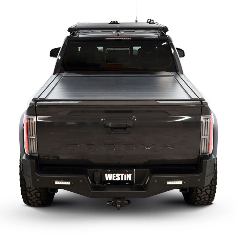 Westin 24-26 Toyota Tacoma 5ft Bed Manual Retractable Tonneau Cover - Black
