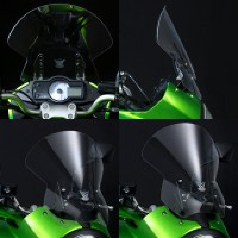 National Cycle 08-09 Kawasaki KLE650 Versys V Stream/ Wave Mid/Std. Windshield - Clear