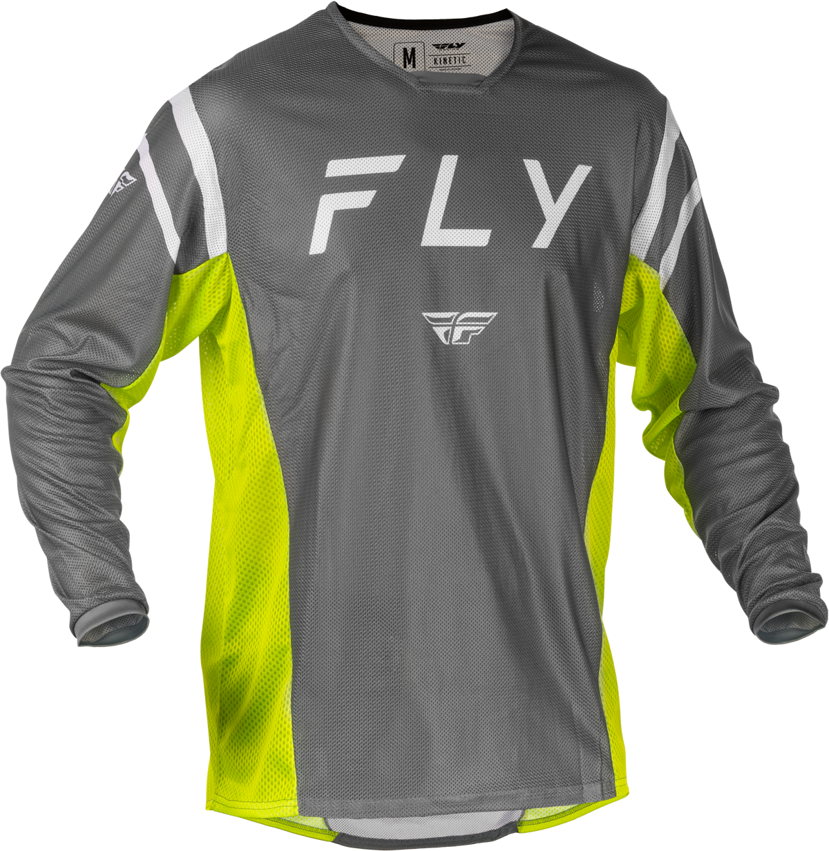 Kinetic Mesh Center Jersey Grey/White/Hi Vis 2x