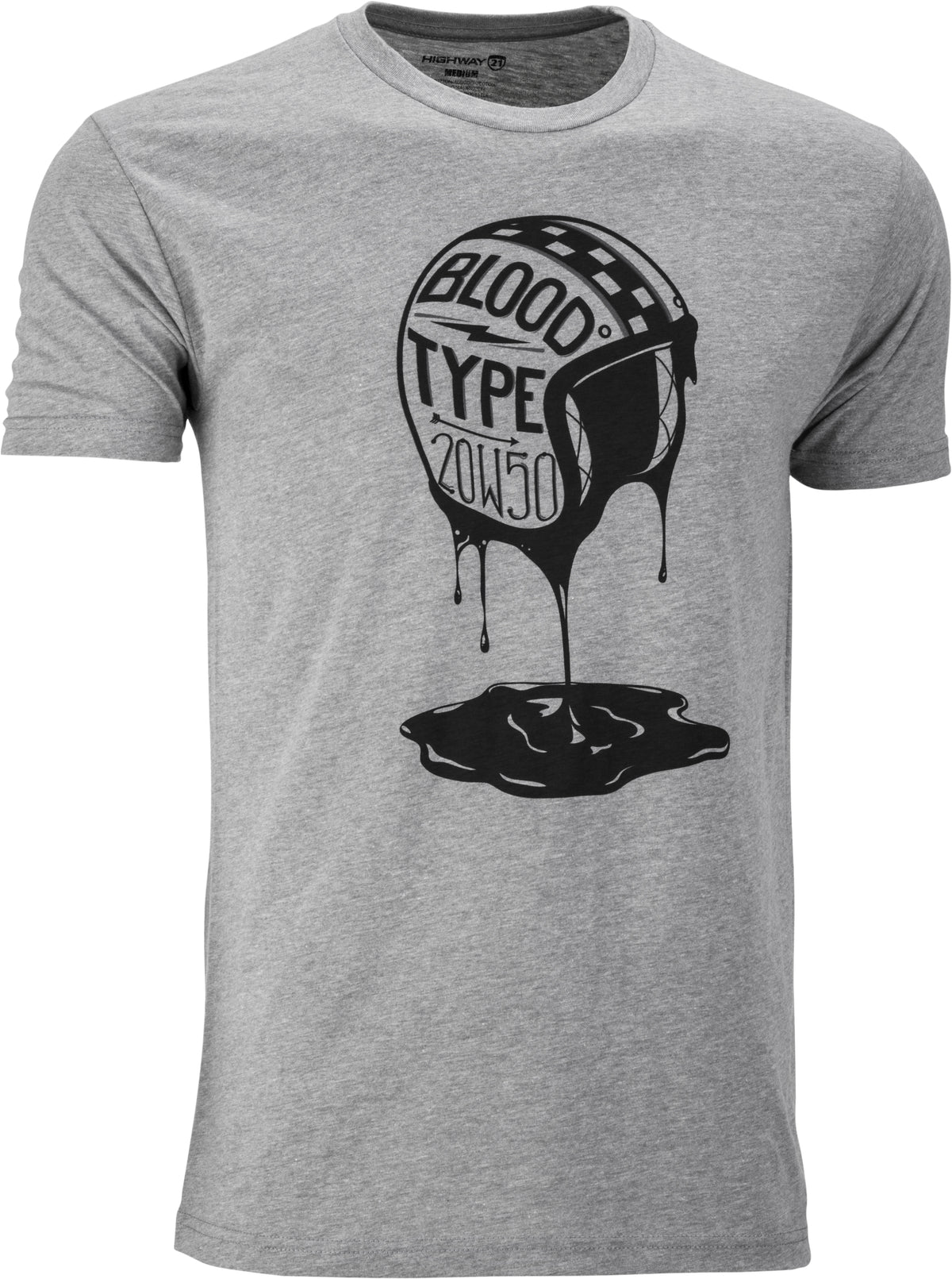 Blood Type Tee Heather Xl