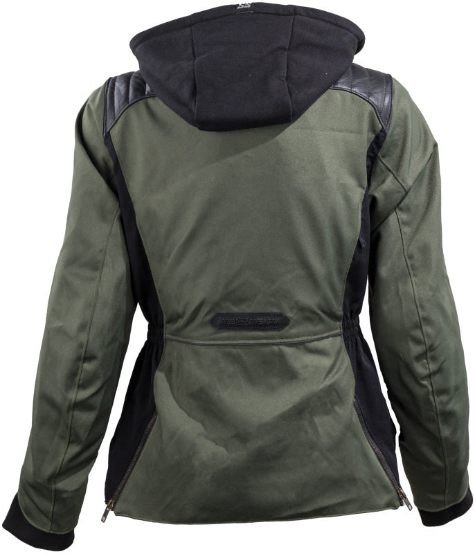 Speed and Strength Daydream Textile Jacket Olive/Black Womens - XS