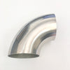 Ticon Industries 5.0in Diameter 90 1D/5in CLR 2mm /.059in Wall Thickness Titanium Elbow