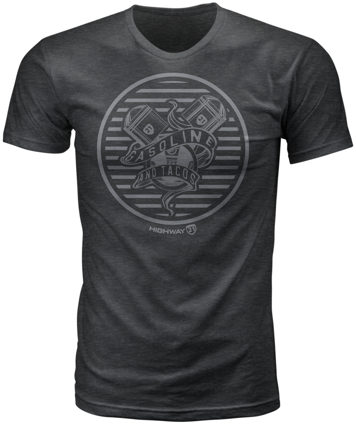 Gasoline Tee Charcoal Md