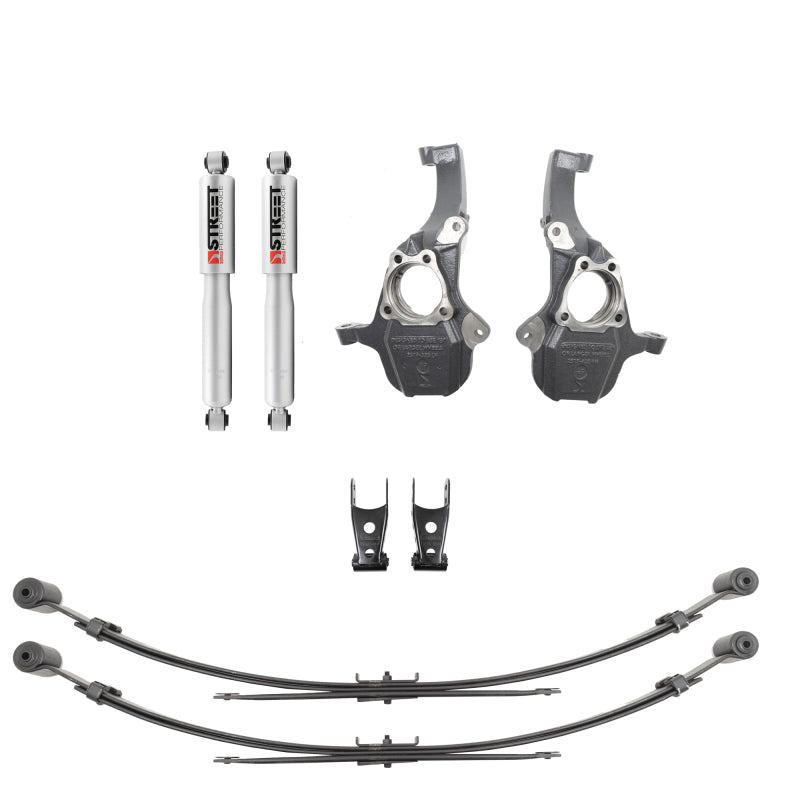 Belltech 2019+ GM Silverado / Sierra 1500 2WD / 4WD Front &amp; Rear Complete Kit W/O Front Struts