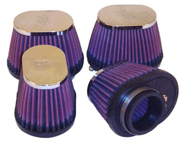 K&amp;N Universal Chrome Filter 1.75in Flange ID / 4in Length x 2.875in Width Base / 2.75in Height