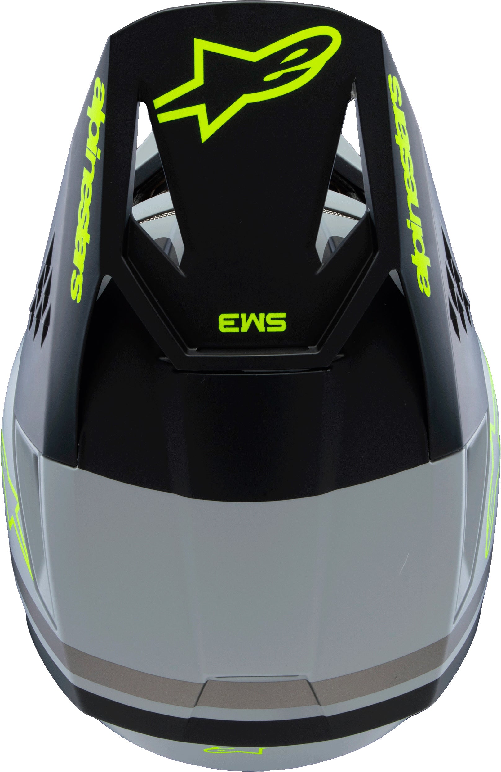 Sm3 Youth Radium Helmet Gry/Blk/Ylw Fluo Matte Ym