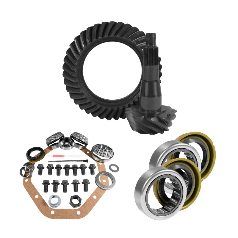 Yukon Gear ZF 9.25in CHY 3.55 Rear Ring & Pinion Install Kit Axle Bearings and Seal