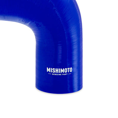 Mishimoto Silicone Reducer Coupler 90 Degree 2.5in to 4in - Blue