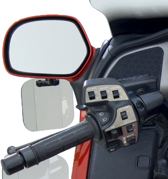 Wing Deflectors Mirror Mount Light Smoke