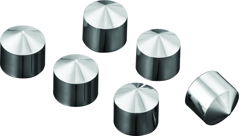 Kuryakyn Peaked Rocker Box Bolt Covers 6 Piece Twin Cam &amp; Milwaukee-8