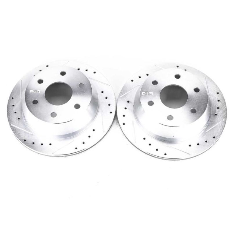Power Stop 03-05 Chevrolet Astro Rear Evolution Drilled &amp; Slotted Rotors - Pair
