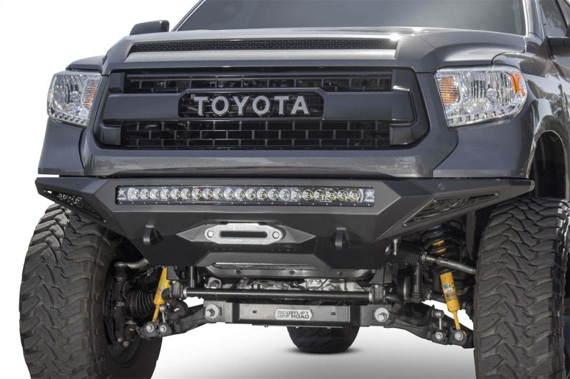 Addictive Desert Designs 2014+ Toyota Tundra Stealth Fighter Front Bumper w/Winch Mount &amp; Sensors