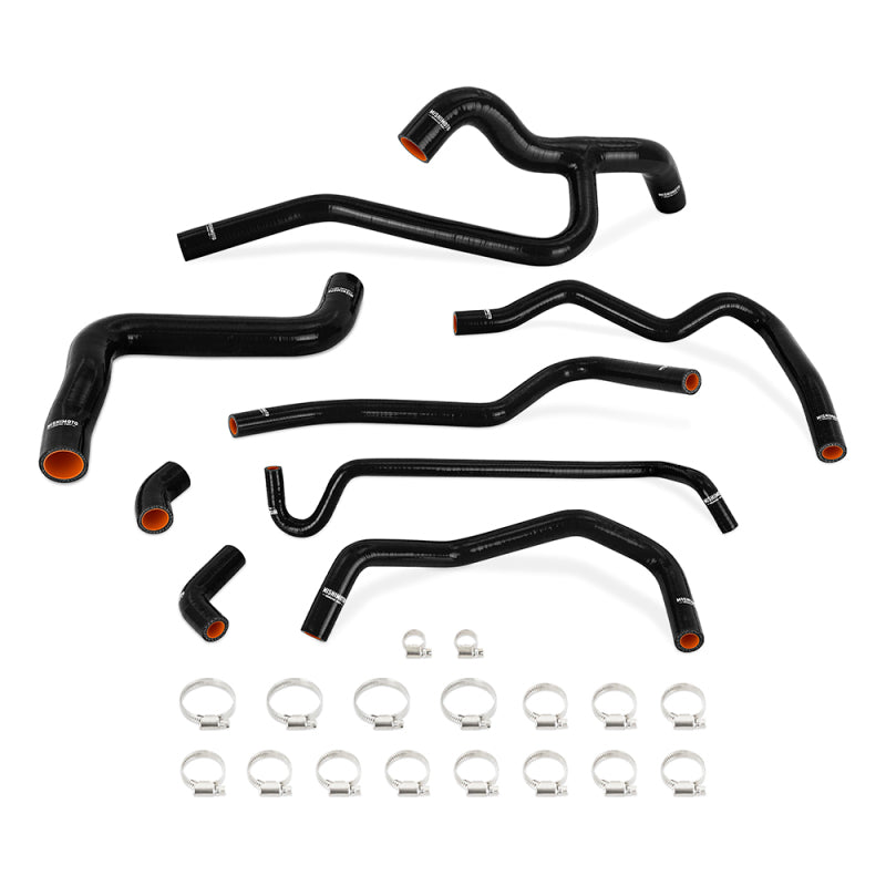 Mishimoto 05-10 Mustang V6 Silicone Radiator &amp; Heater Hose Kit - Black