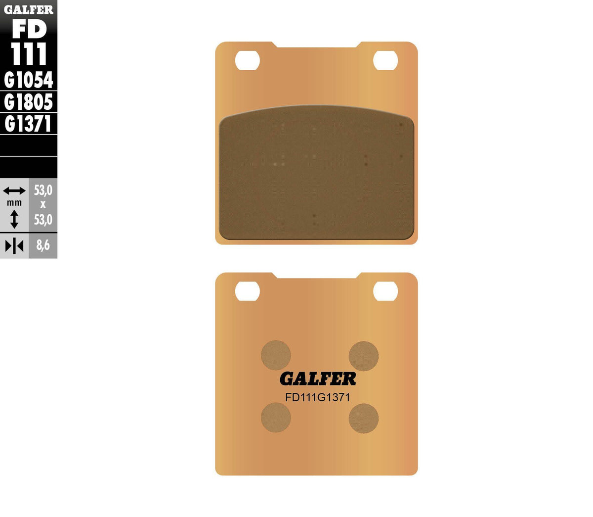 Brake Pads Sintered Fd111g1371