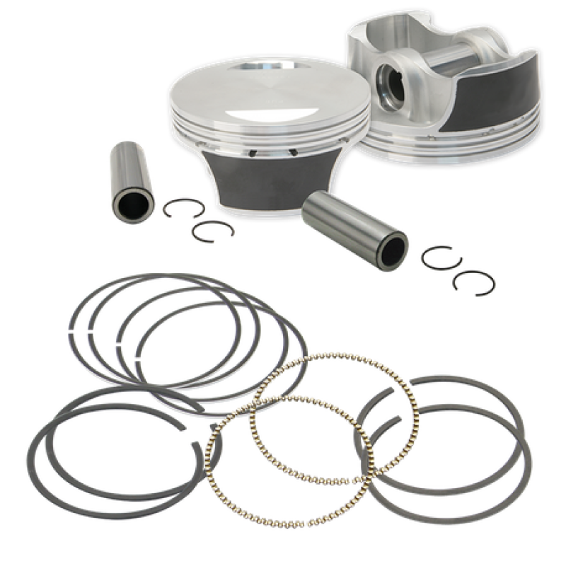 S&amp;S Cycle 99-06 BT 3.927in Standard Bore 97in Big Bore Forged Piston Set