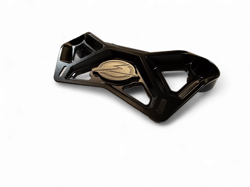 Elektric Offroad 2017+ Can Am X3 Maverick Front Shock Mount Brace W/ Light Mount Anodized Black