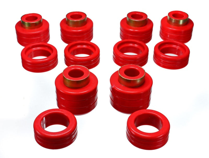 Energy Suspension Chevy Pickup 2&amp;4Wd Body Mounts - Red