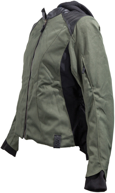 Speed and Strength Daydream Textile Jacket Olive/Black Womens - 2XL