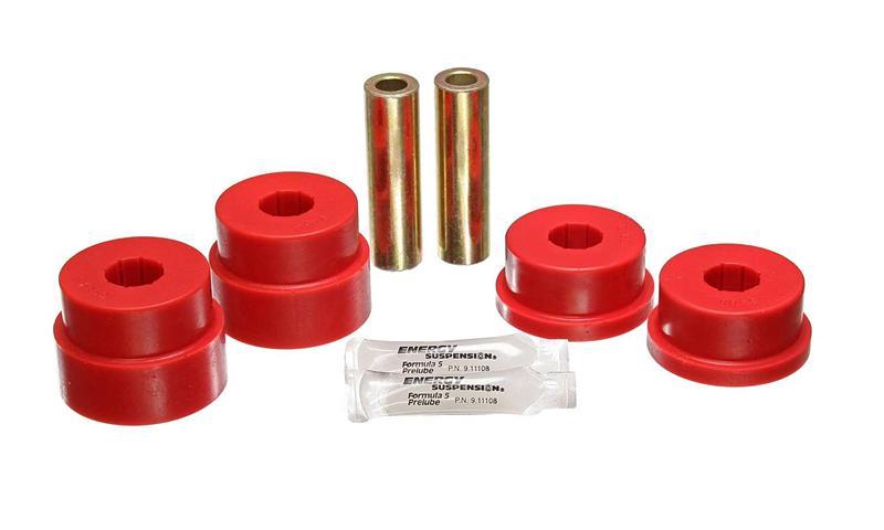 Energy Suspension 90-93 Acura Integra Black Rear Trailing Arm Bushing Set (Must reuse all metal part