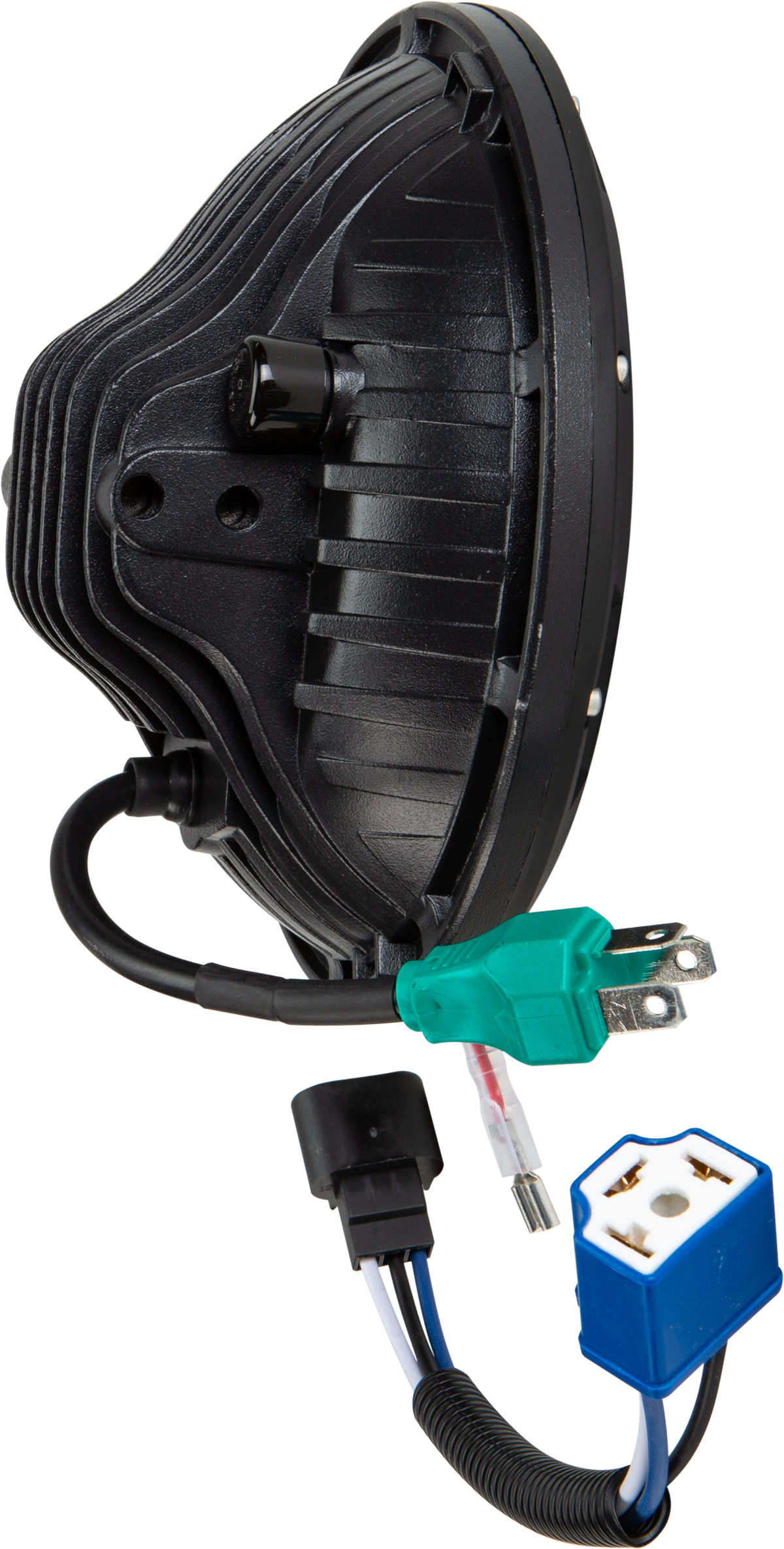 Led Headlight 7" 90w Black 3500/2400 Lumens